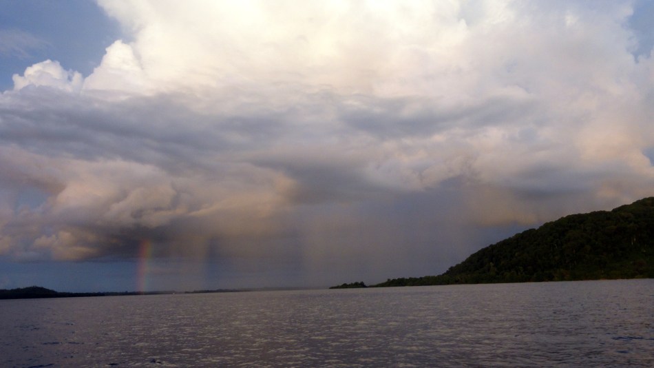 Rain and Rainbows over Bougainville