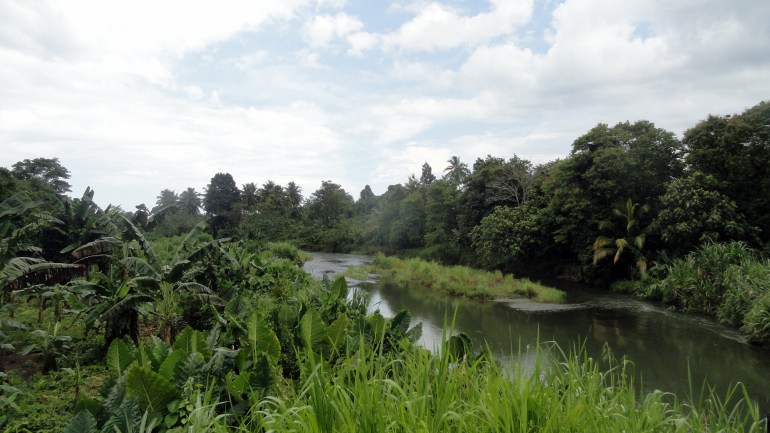 River on Bville Main Island