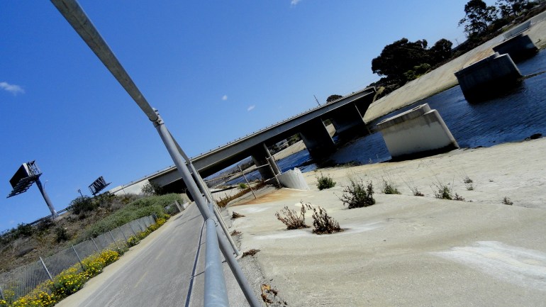 Ballona Creek Bridge & Pilings