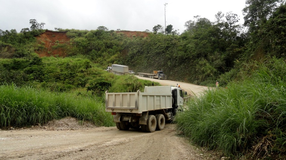 Big Trucks on Small Bridge
