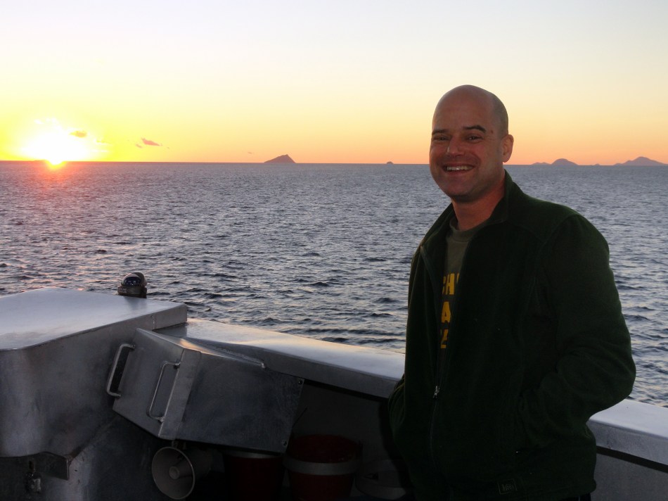 Paul Bday Sunset Onboard