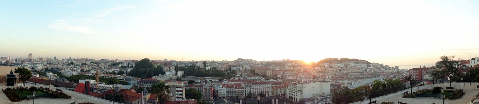 Castelo & River from Alcantara Pano