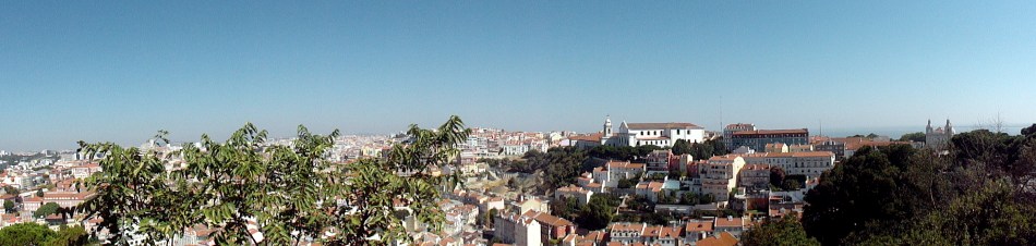 Graca Convento & Tile Facades from Castelo Pano