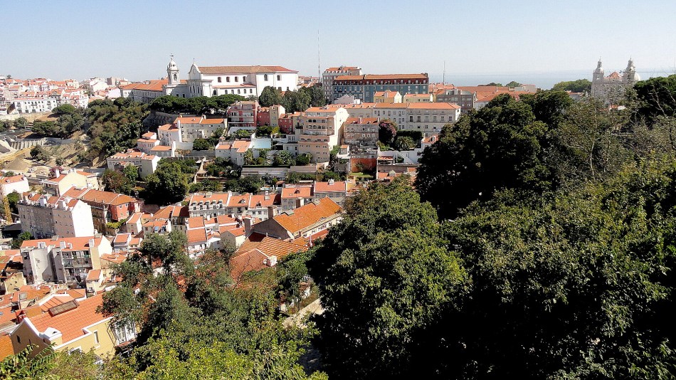 Graca Convento & Tile Facades from Castelo