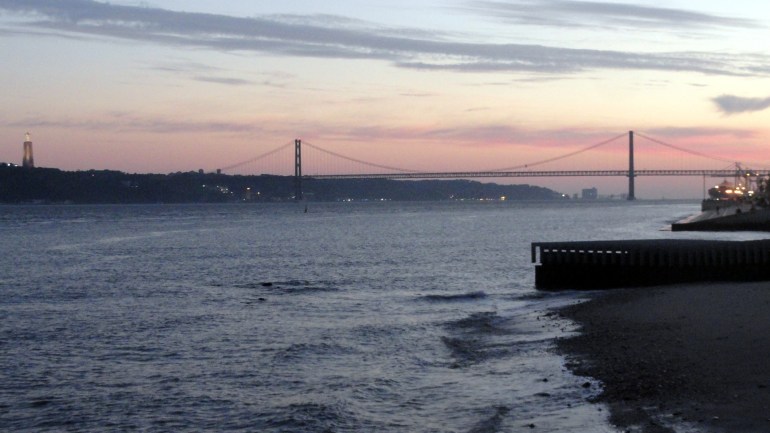 River & Bridge Sunset