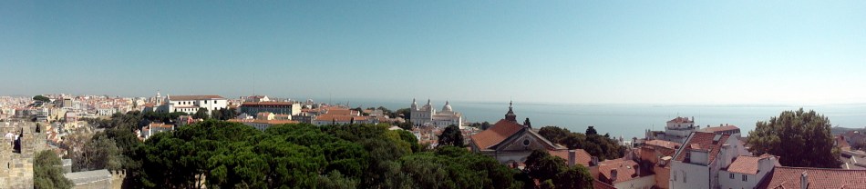 River & Sao Vicente from Castelo Pano