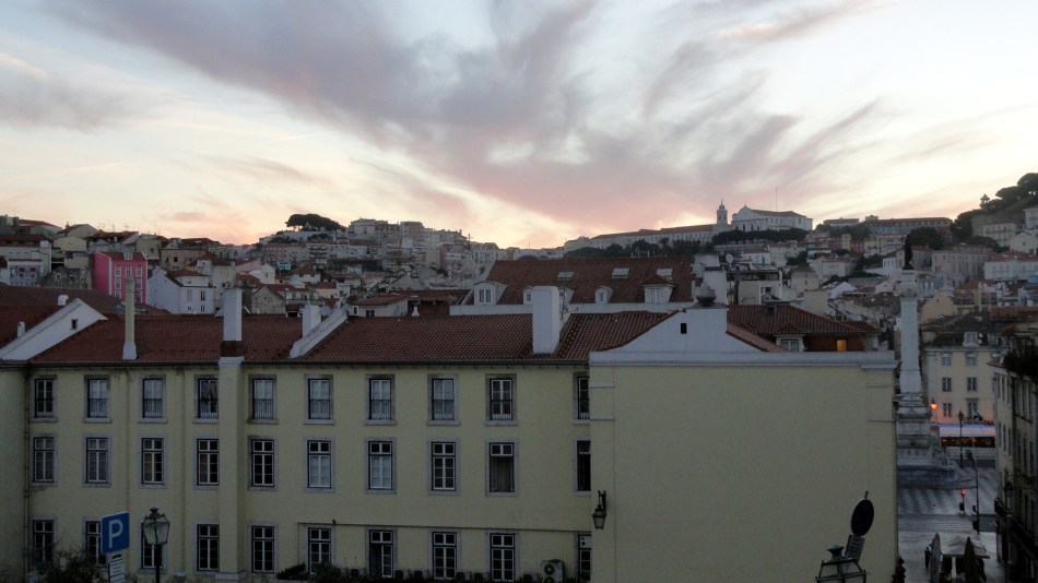 Skyline at Dawn from Rossio