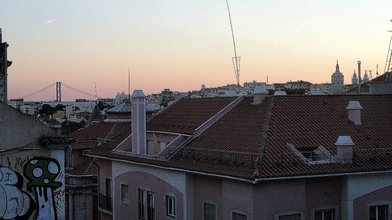 Sunset Bridge & Graffiti Mushroom
