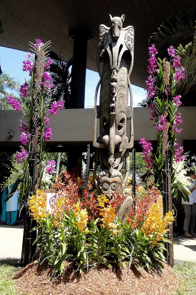 Orchids & Statue - Parlt House