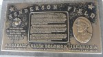 Henderson Field Plaque