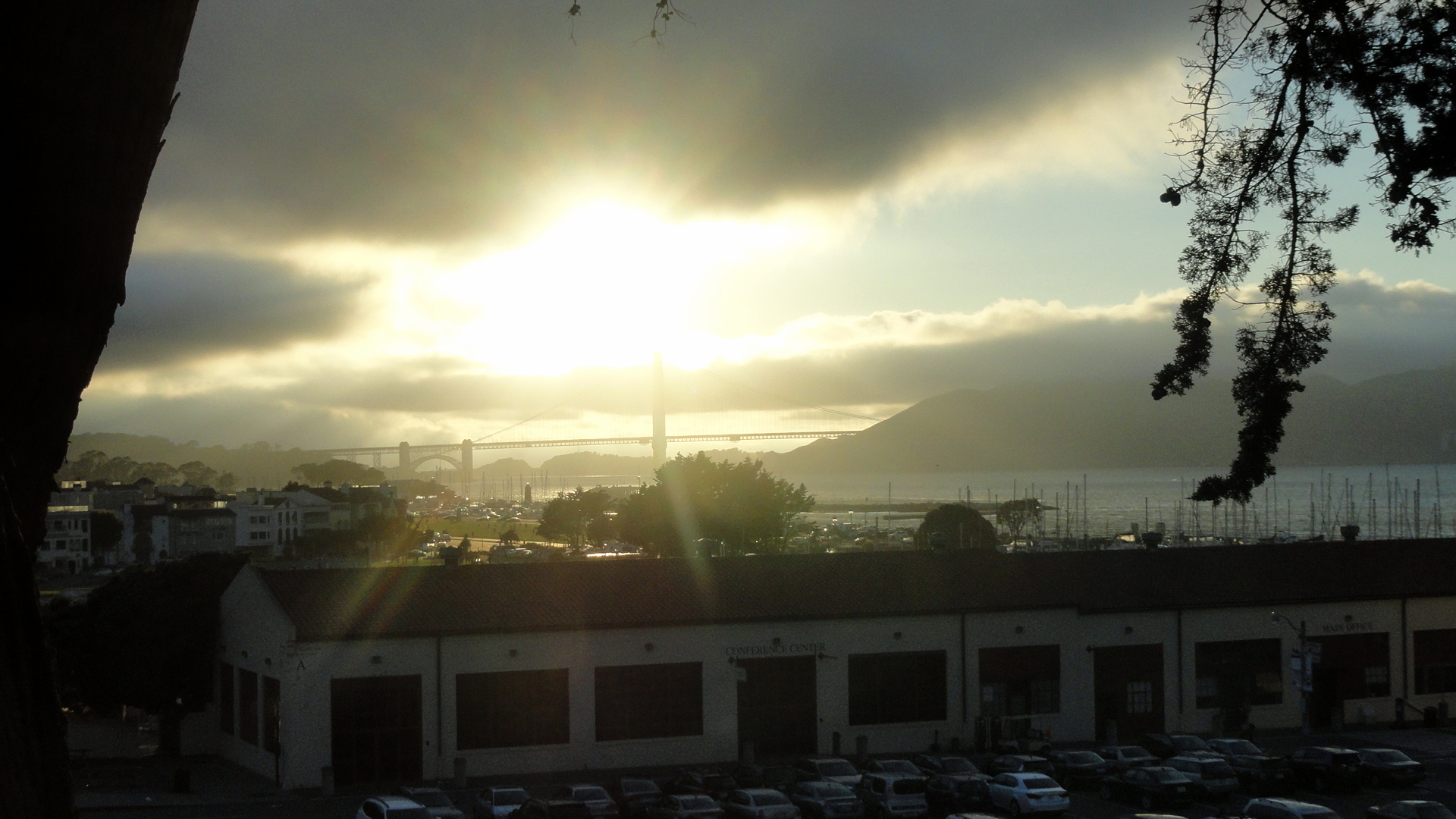 Golden Gate Foggy Sunset