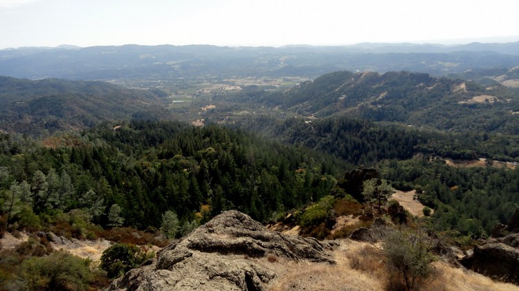 Napa Valley from Palisades Trail 2