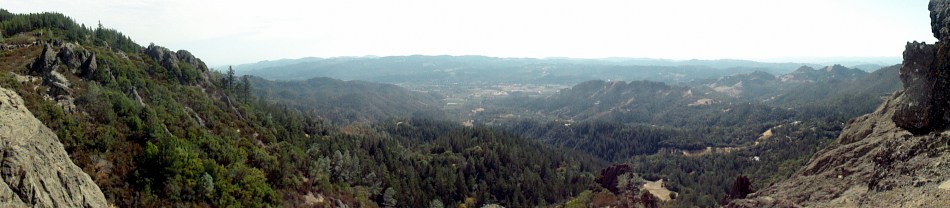 Napa Valley from Palisades Trail