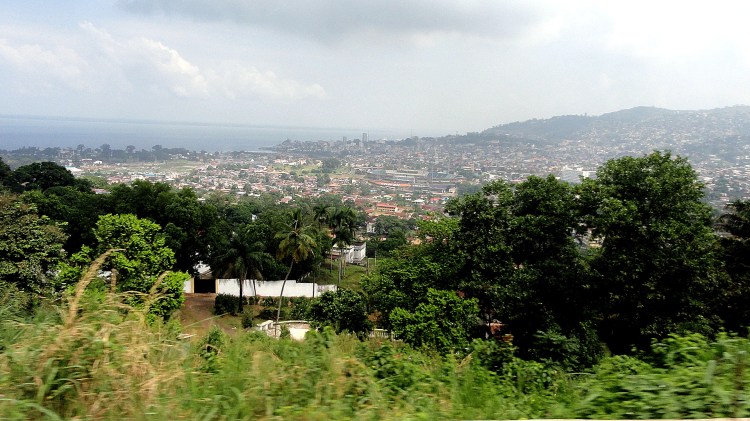 Freetown & Bay from Hills