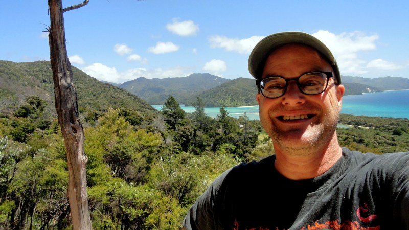 Paul on Tasman Trail