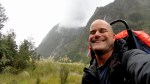 Rainy-Day Selfie on Milford&nbsp;Track
