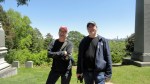 Paul & Steve at Mt Auburn&nbsp;Cemetery