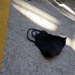 Errant Mask in Parking Garage&nbsp;20201104